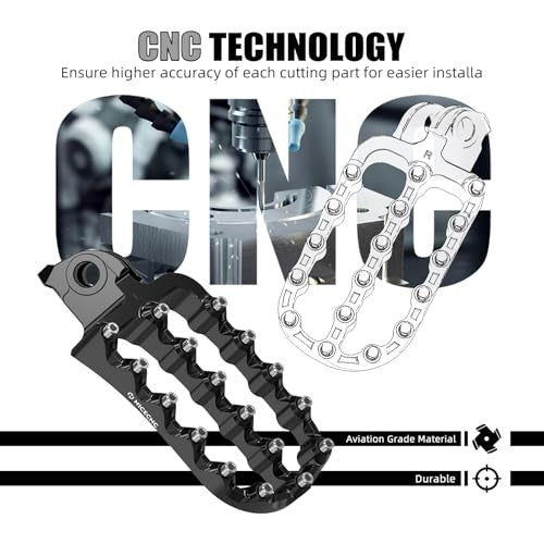 Motorcycle Foot Pegs for KTM 690 Enduro, Adventure & SMC Bikes - Aluminum Pedal Steps