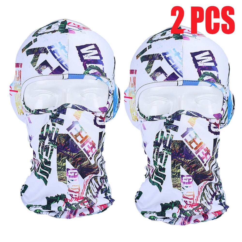 Windproof Tactical Balaclava Face Mask for Outdoor Sports - 2 Pack