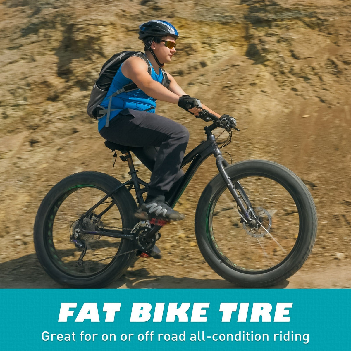 20x4 Inch Fat Bike Tire 2 Pack - E-Bike & Mountain Bike Replacement