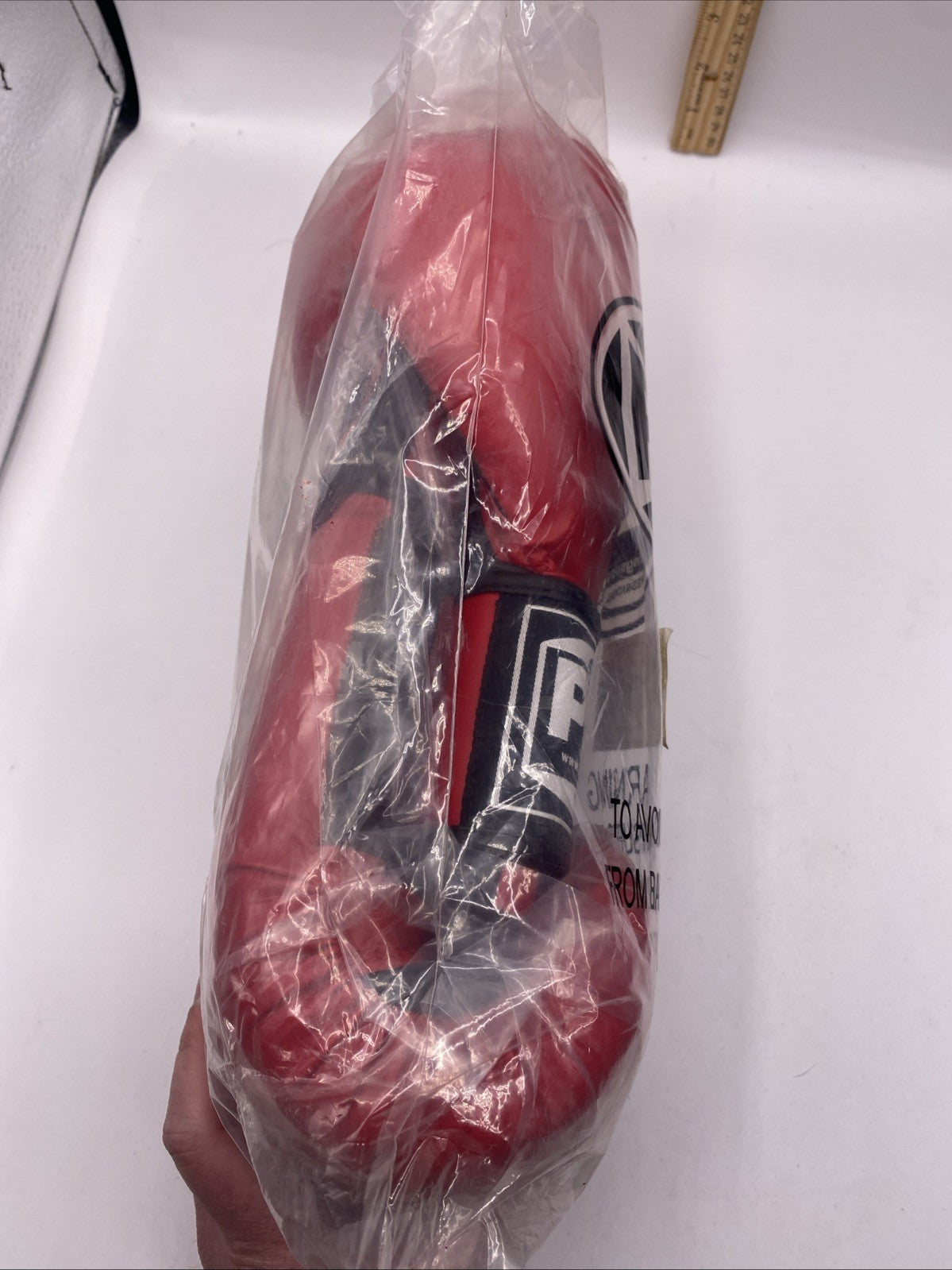 8 oz Boxing Gloves for Training Sparring Black Red - Pro Boxing Supplies ATL125