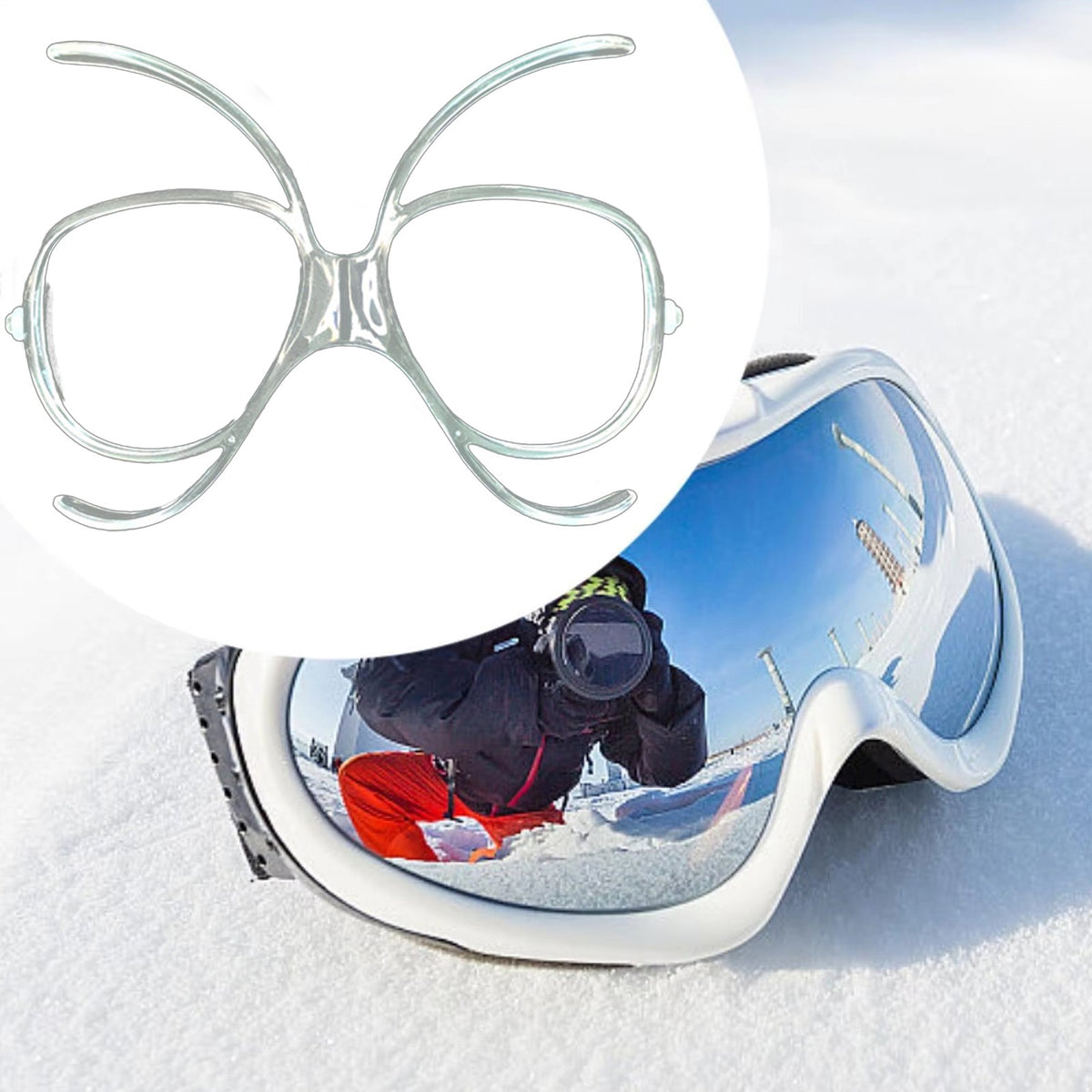 Universal Prescription Goggle Insert for Ski Snowboard Cycling Motorcycle
