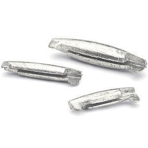 Fishing Sinkers Assorted Sizes - Pinch On, Handcrafted USA Lead Weights