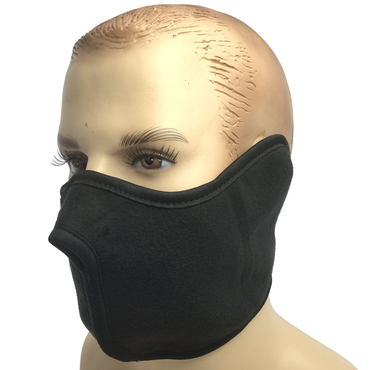 Unisex Winter Fleece Half Face Mask for Cycling Ski Outdoor Sports