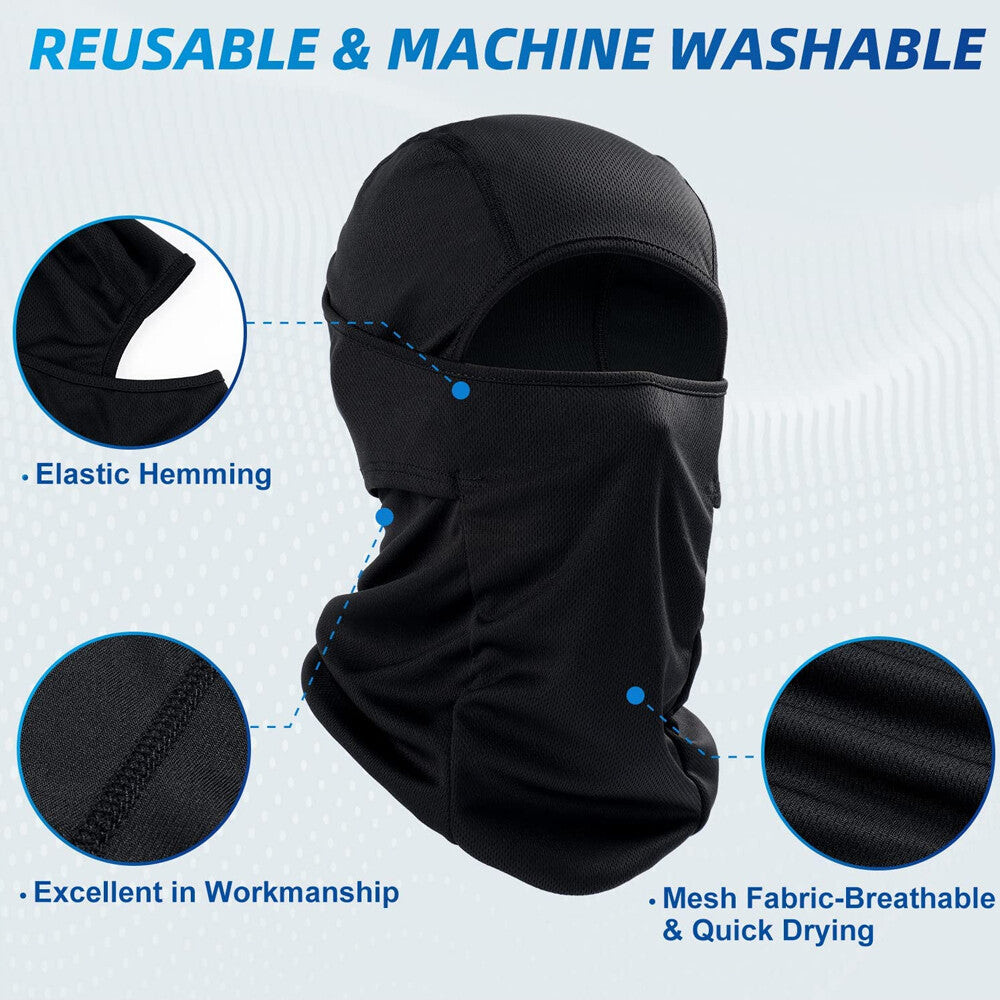 Full Face Tactical Mask for Motorcycling, Skiing & Outdoor Sports
