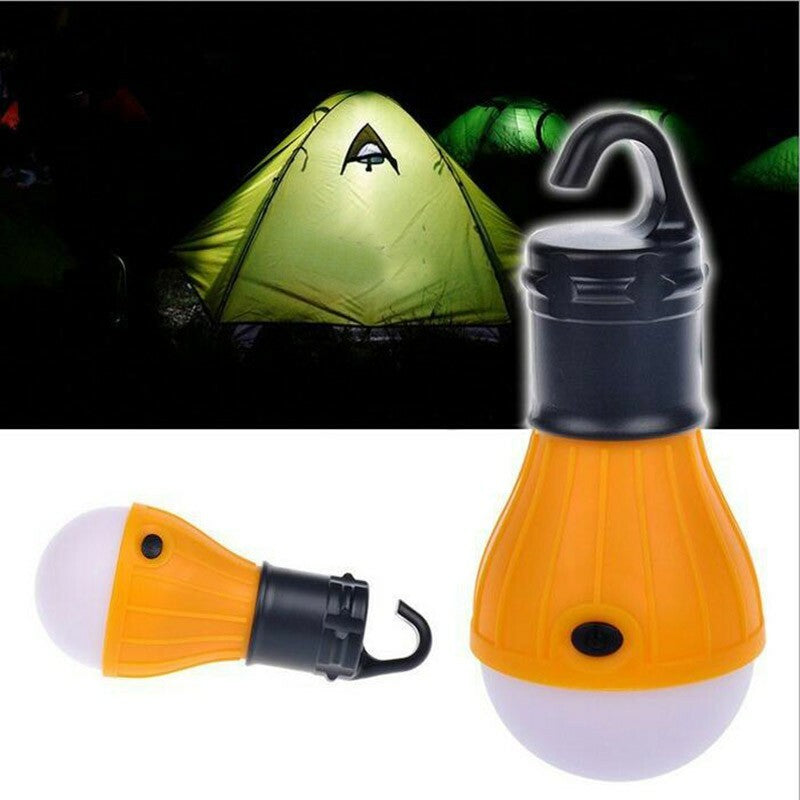 Portable LED Camping Lantern Light Bulb Hanging Tent Light 100 Lumens