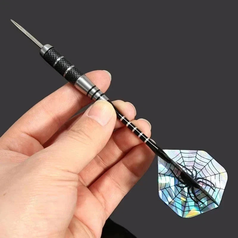 3pc Tungsten Dart Set 22g Full Metal Darts with Spider Design