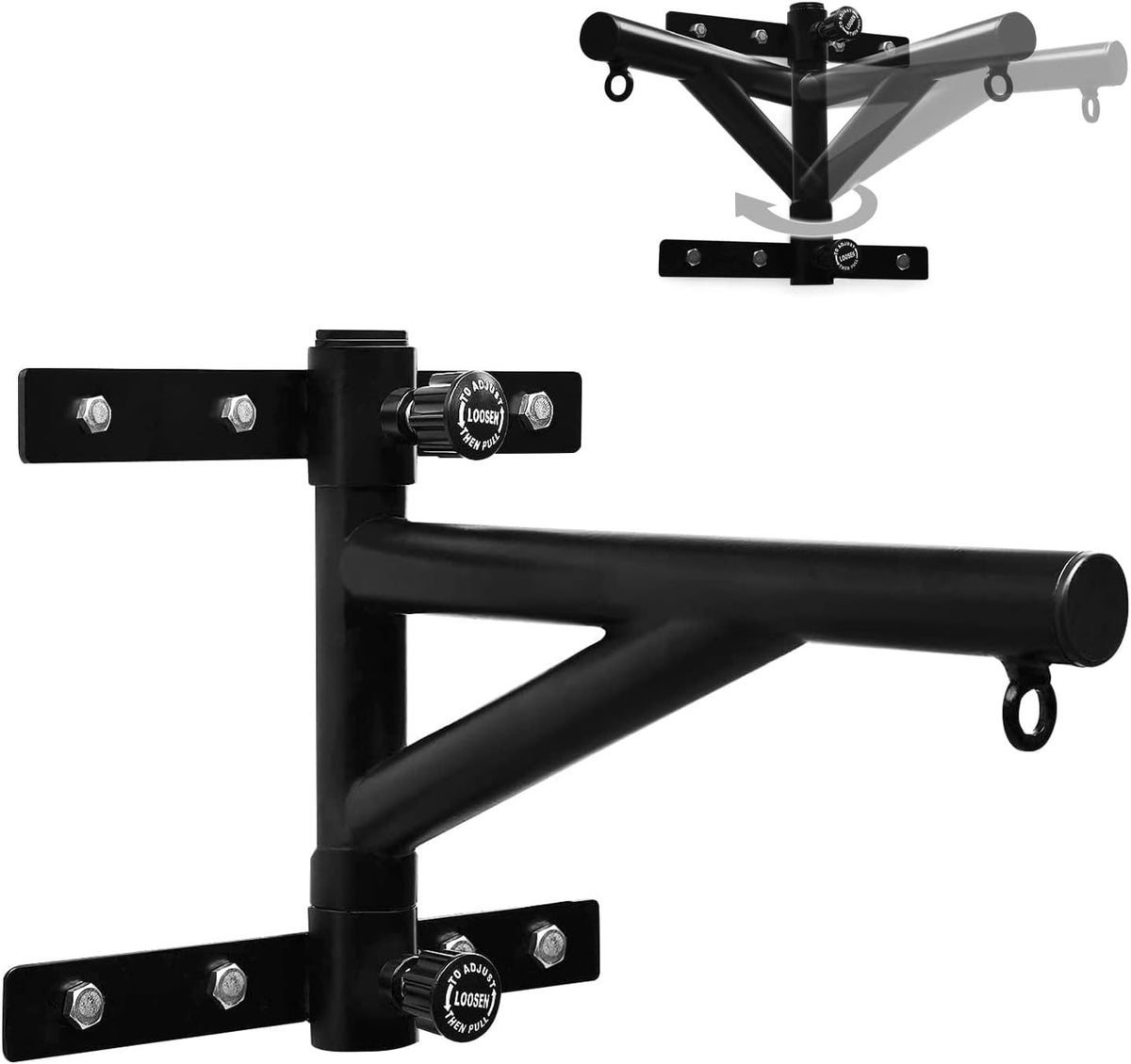 Heavy Bag Wall Mount Hanger with 180° Rotation, Heavy Duty Boxing Equipment