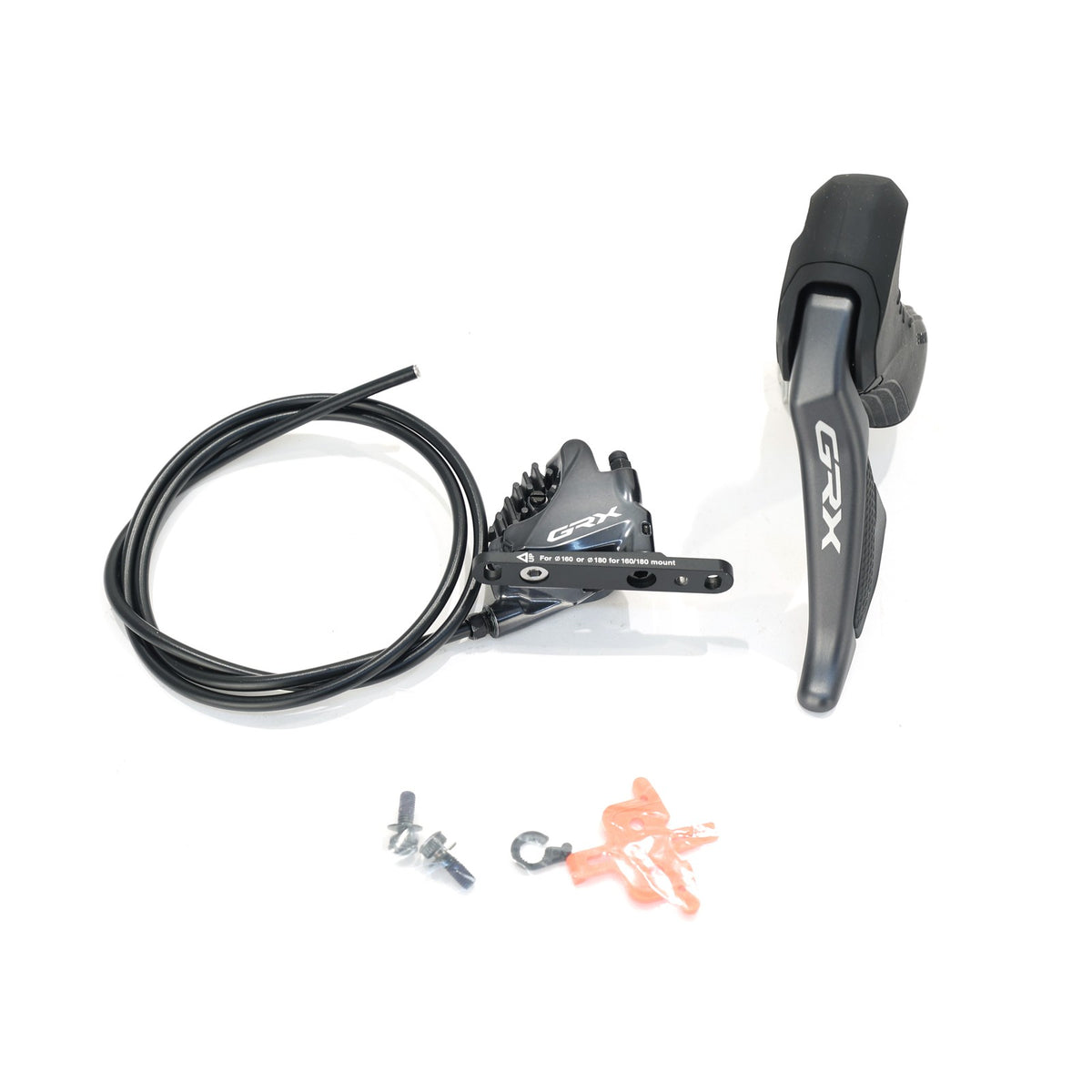 Shimano GRX Di2 Hydraulic Brake Lever Set with Calipers for Gravel Bikes
