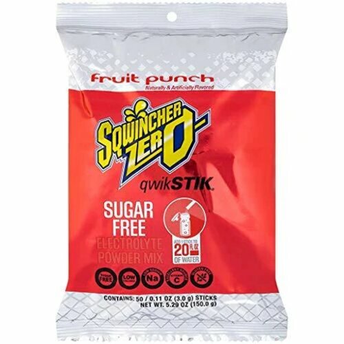 Sugar-Free Electrolyte Powder Pack for Sports Hydration, 50 Sticks
