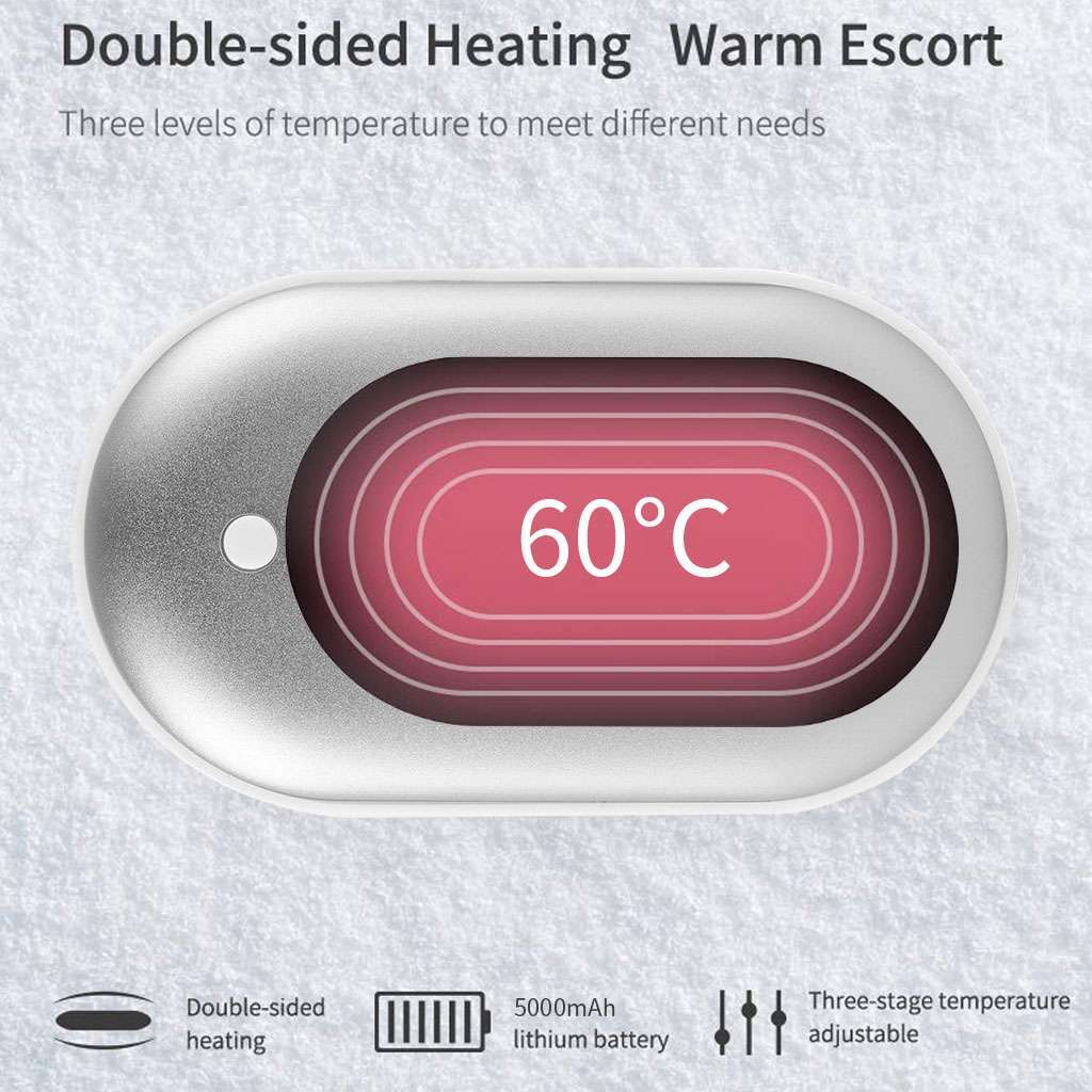 Rechargeable Hand Warmer Power Bank 5000mAh 10000mAh USB Portable Heater