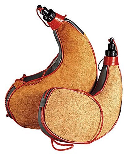 Wine Bota Bag 1 Liter - Traditional Spanish Goatskin Hiking & Camping Accessory