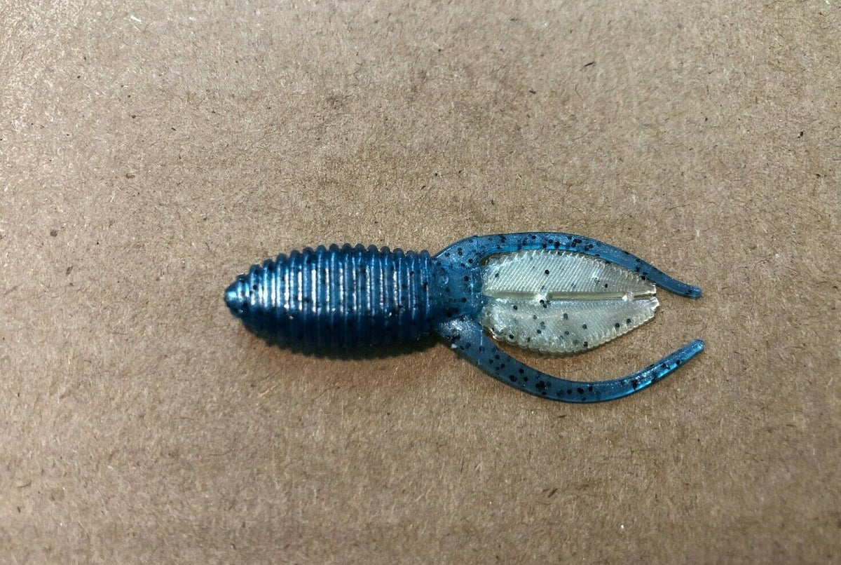 2-Inch Crappie Beaver Tail Soft Plastic Lures 100-Pack for Panfish Fishing