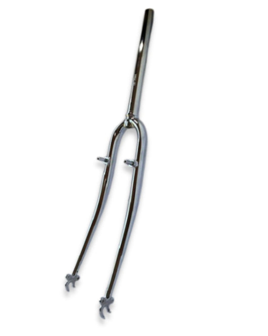 700C Bicycle Fork Chrome Steel Hybrid Threadless V-Brake Compatible