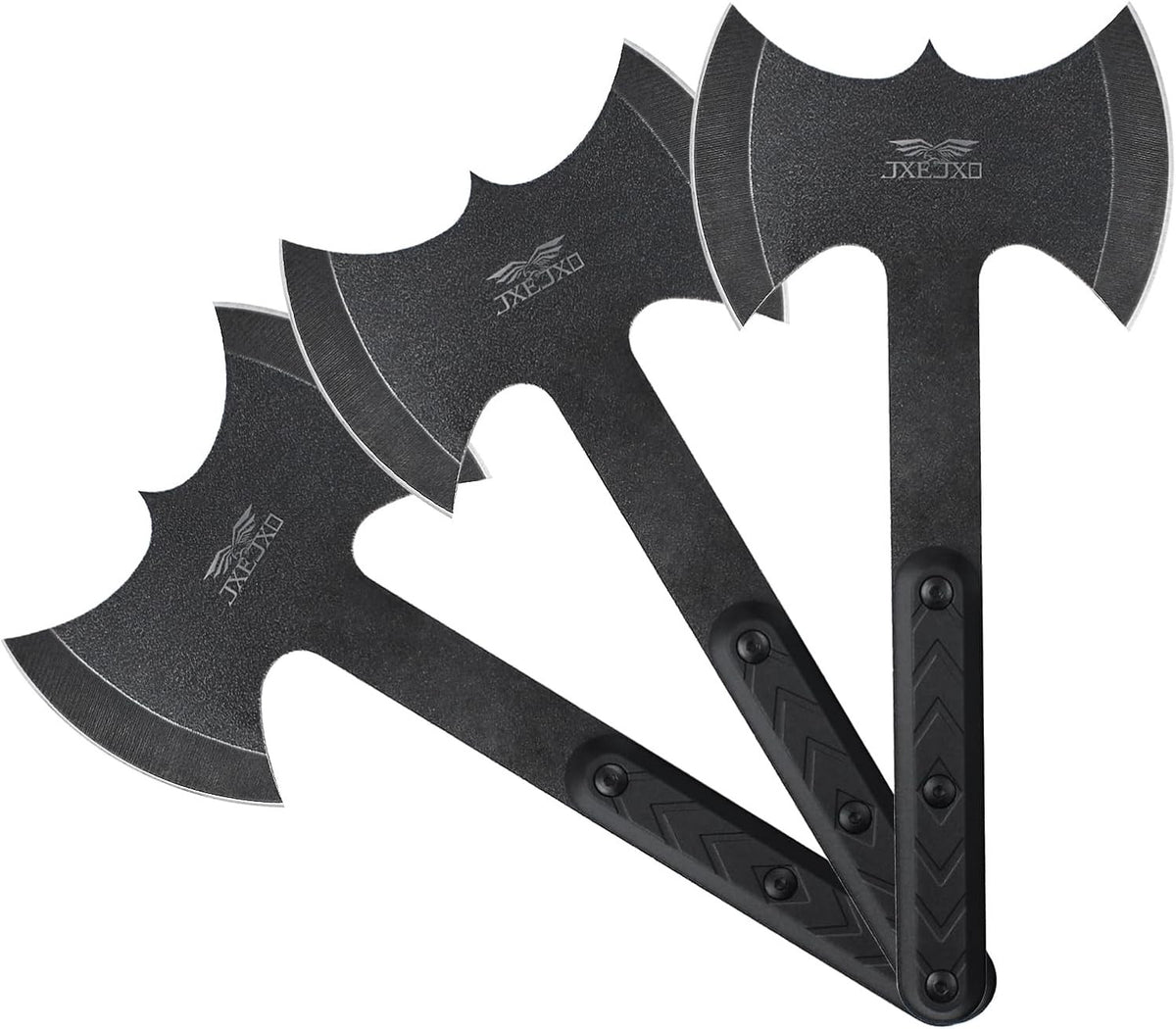 Throwing Axes and Tomahawks Set - Durable Stainless Steel, Includes Sheaths