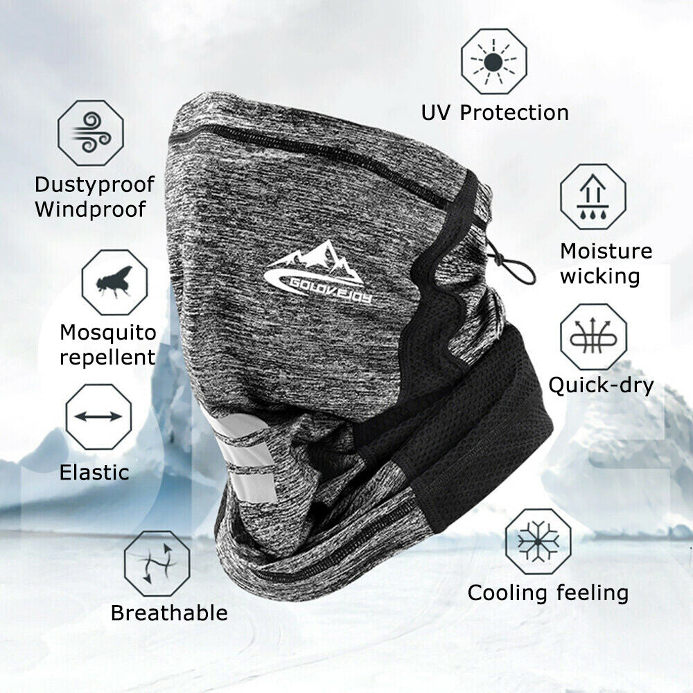 Summer Cooling Neck Gaiter Face Mask Bandana Balaclava Cover Scarf