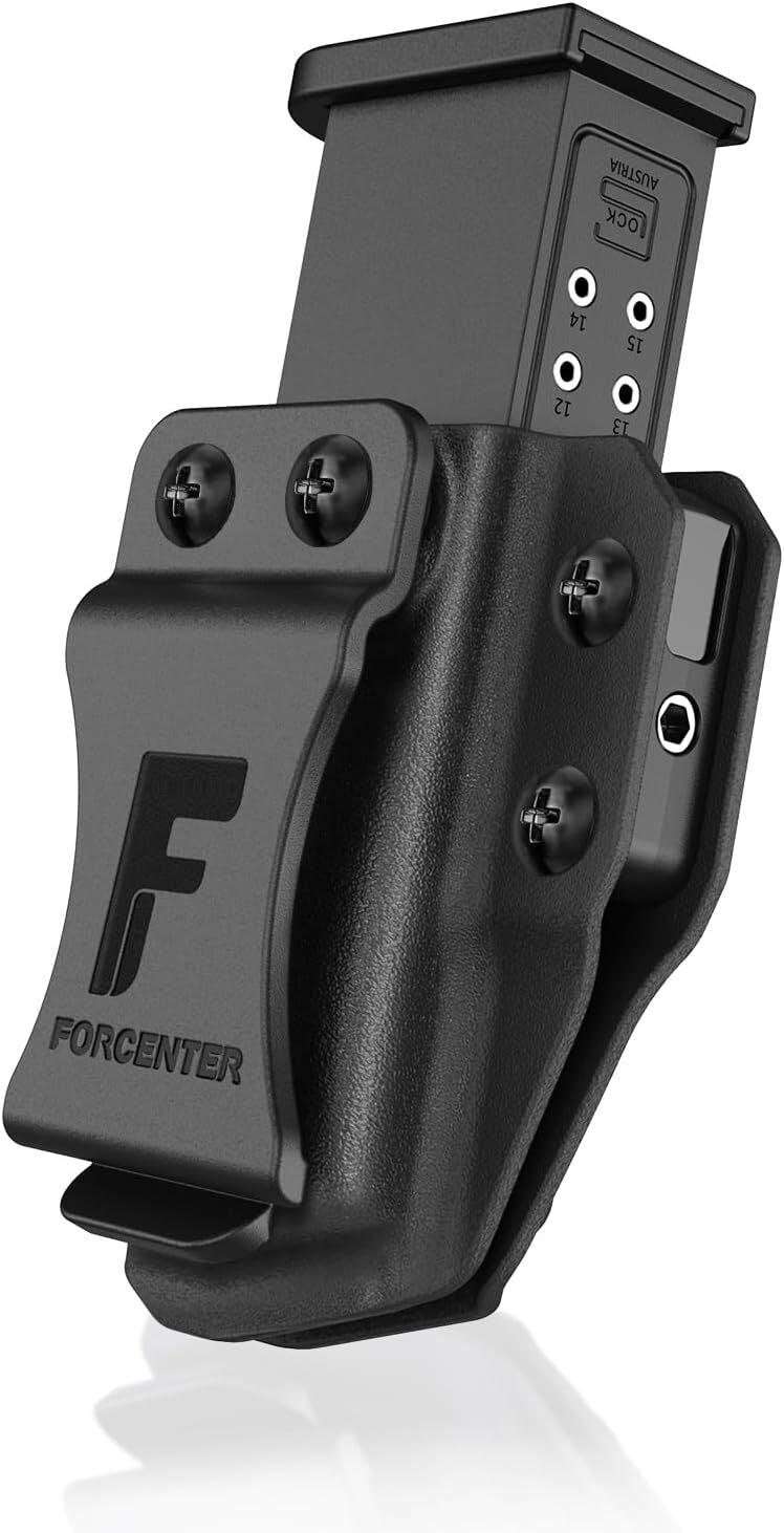 Kydex Magazine Holster for 9mm/.40/.45ACP - Ambidextrous IWB/OWB Double & Single Stack