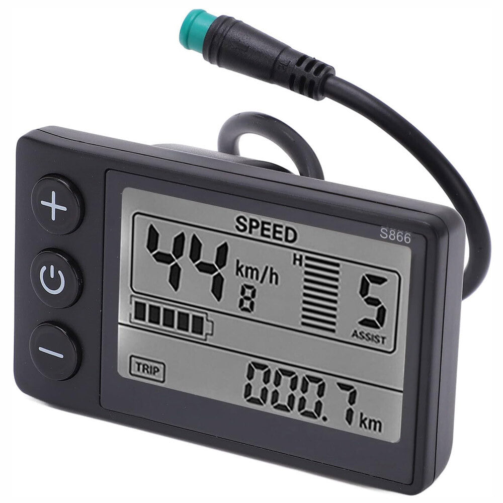 Electric Bike LCD Display 24V/36V/48V Waterproof Segment Meter