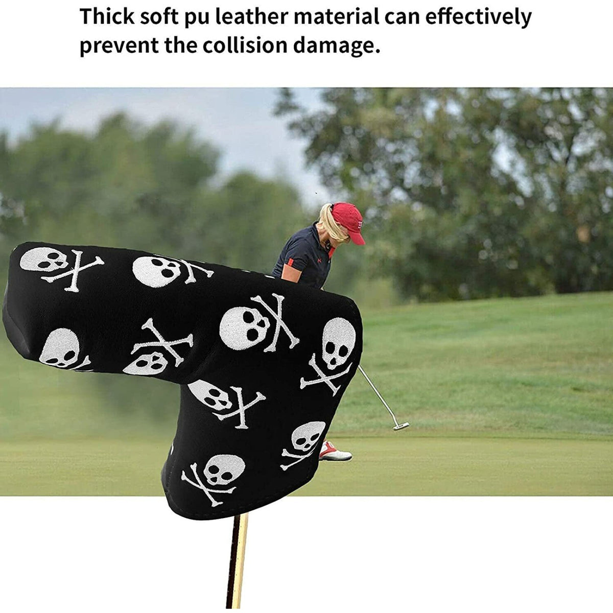 Golf Putter Head Cover Blade Style Fits All Clubs - Multiple Variants