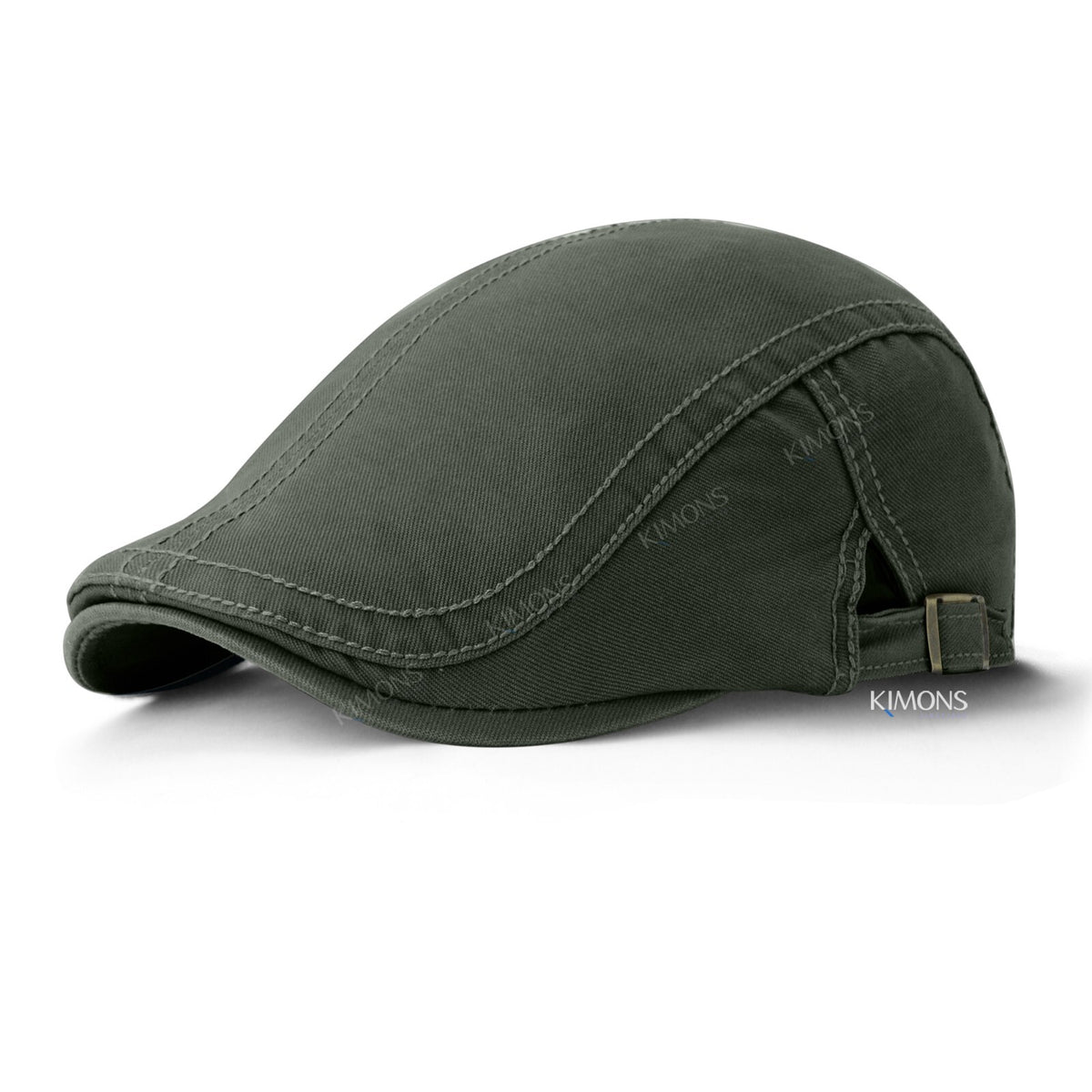 Cotton Ivy Cap Mens Newsboy Flat Hat Summer Sun Golf Driving Style