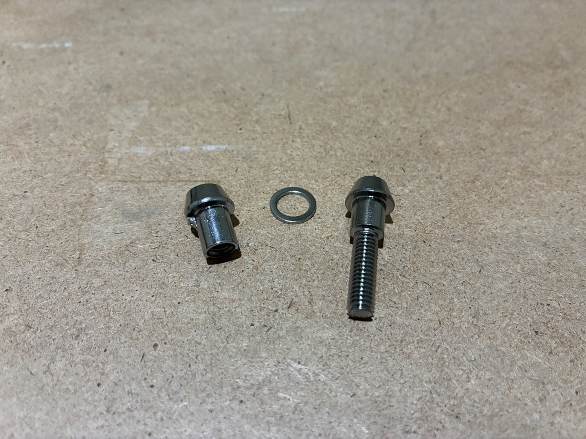 Stainless Steel Seat Post Clamp Binder Bolt Pin M8 - Adjustable Length