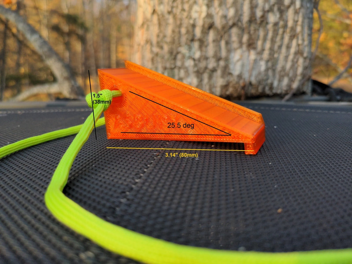 Tree Stand Shooting Rail Elevation Wedge Pair - Adjustable Rifle Rest, Made in USA