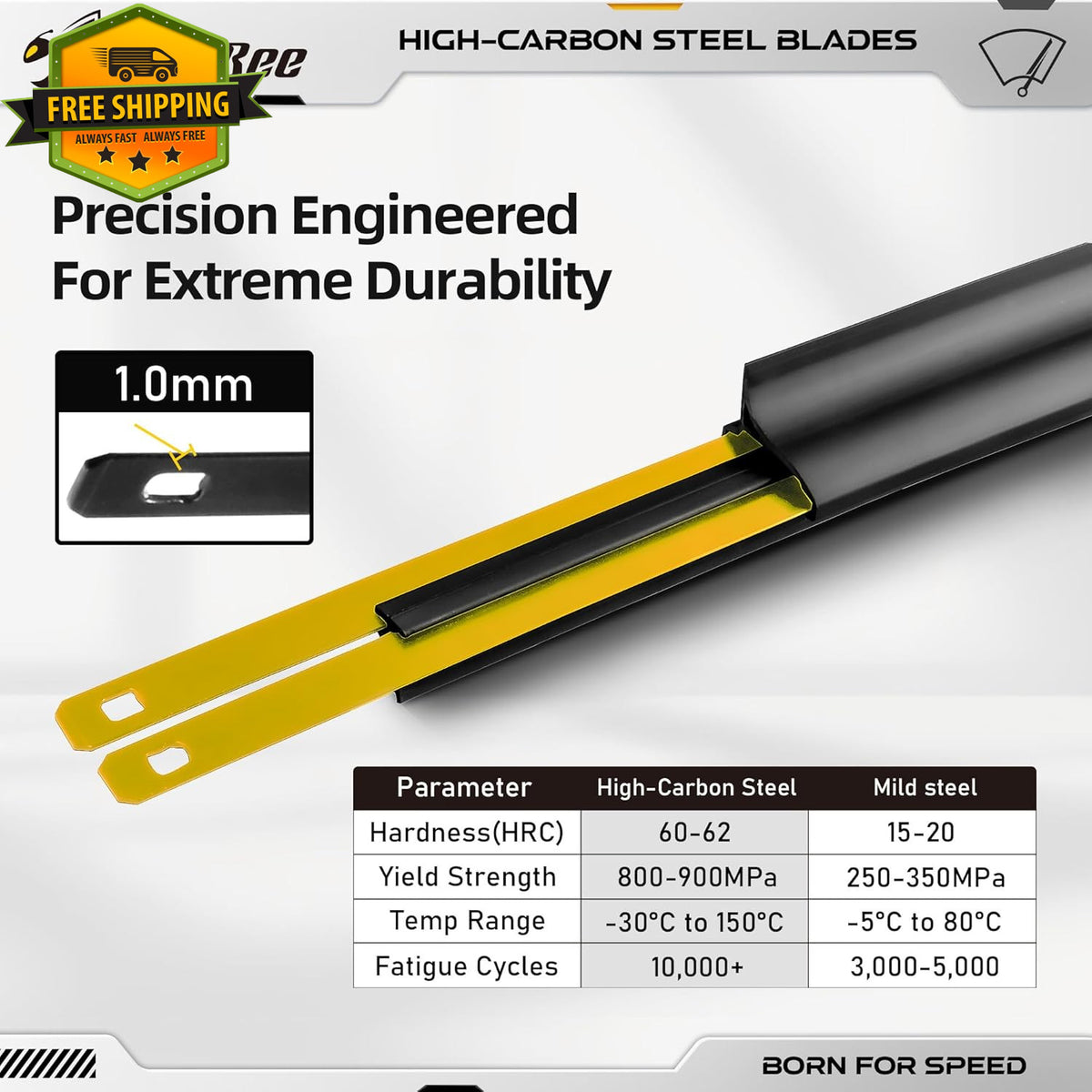 OEM All-Season Windshield Wiper Blades Set for Audi Q3 Q5 SQ5 RS Q5