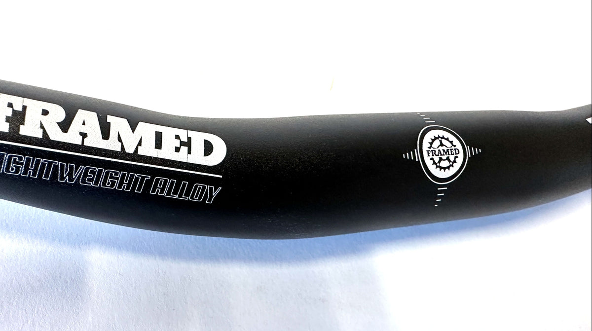 Mountain Bike Riser Handlebars 740mm 31.8mm Alloy Black - Lightweight & Durable
