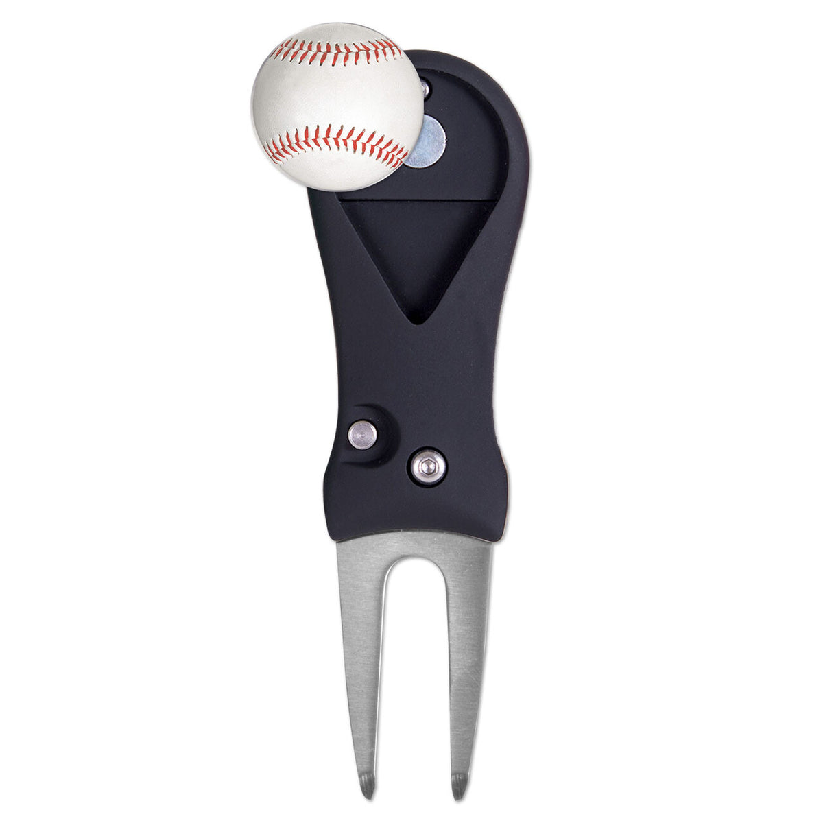 Golf Ball Marker and Switchblade Divot Tool Set - Waterproof, Durable Aluminum