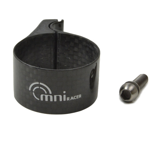 Lightweight Carbon Front Derailleur Adapter Clamp 34.9-35mm for Cycling
