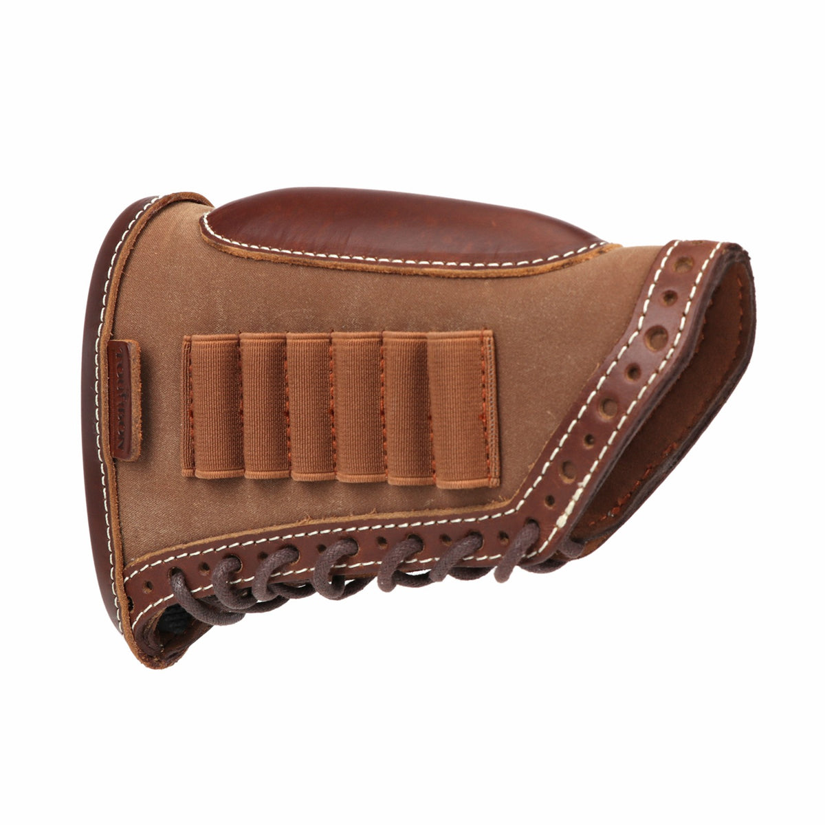 Canvas Leather Cheek Rest for Rifle Stocks with Slots and Recoil Pad