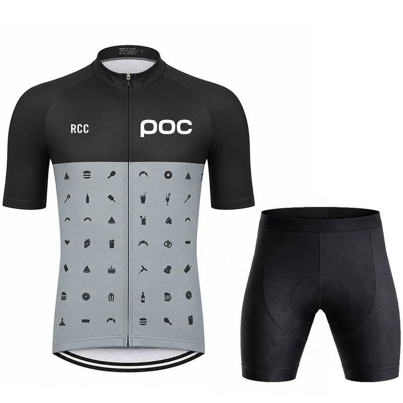 Men's Breathable Cycling Jersey Set for MTB and Summer Bike Riding