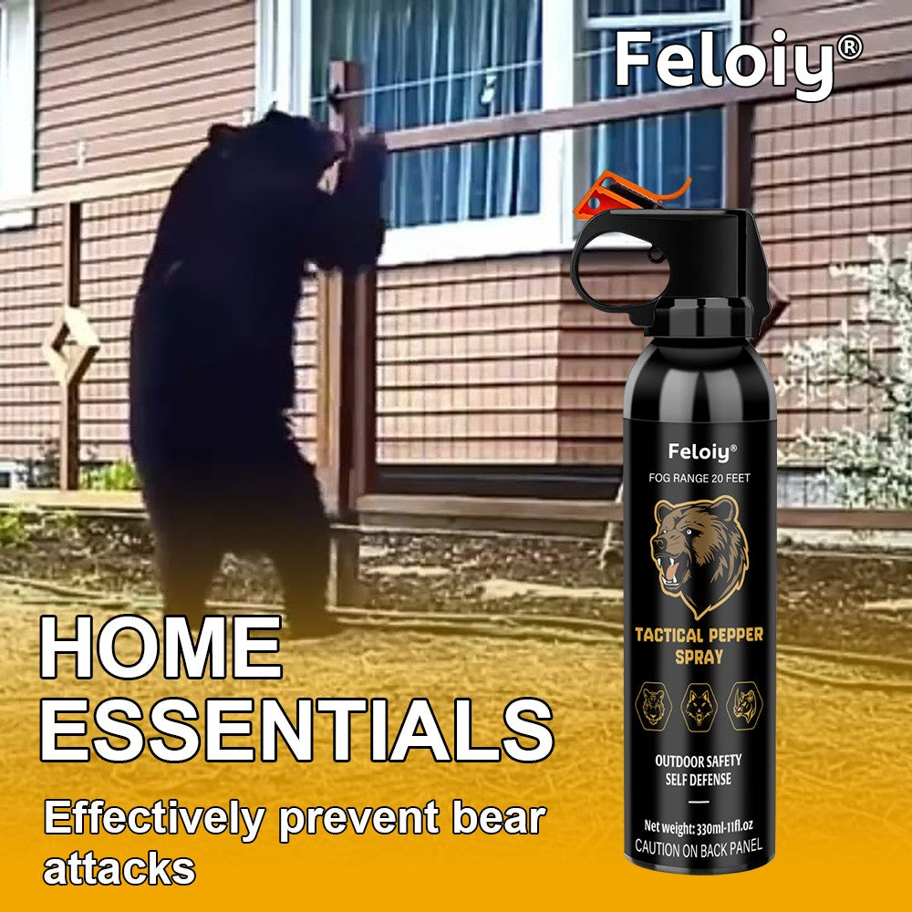 20 Feet Bear Deterrent Spray 11 Oz Camping Hiking Self Defense Pepper Gel