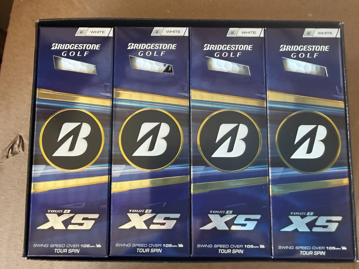 Bridgestone Tour B XS White Golf Balls 2026 Tour Spin - Brand New