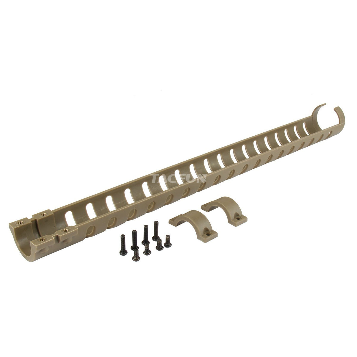 Heat Shield for Mossberg 12 Gauge Shotgun - Tan Fiberglass Guard, Fits 18 Inch Barrels