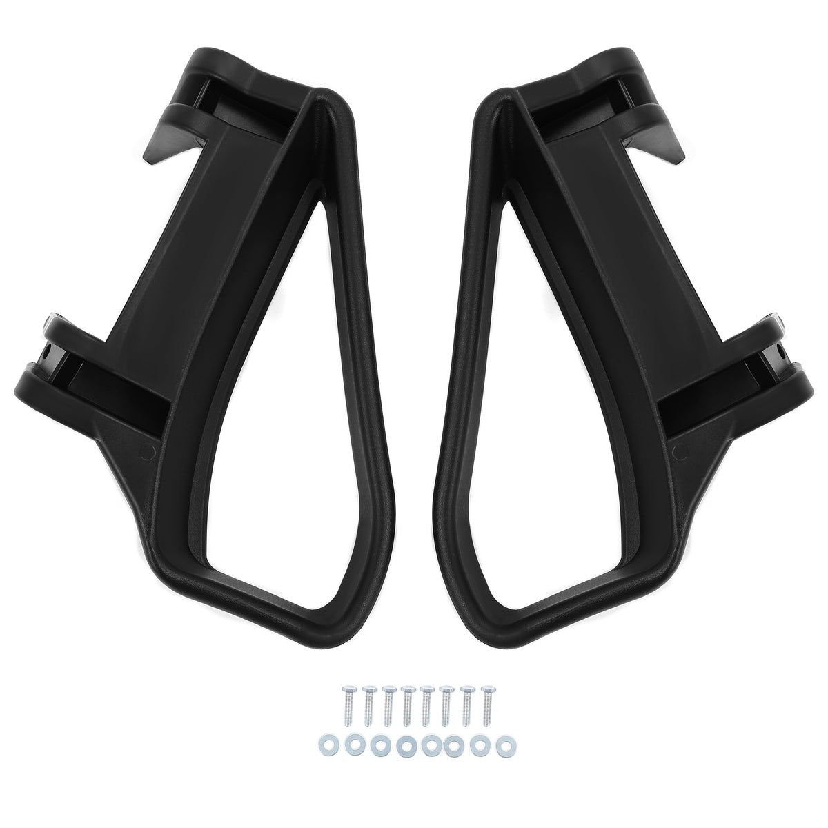 Golf Cart Seat Handles Hip Restraints for EZGO TXT 1994-Up - Black