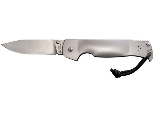 Cold Steel Pocket Bushman Folding Knife 4.5-Inch Drop Point with Stonewashed Blade