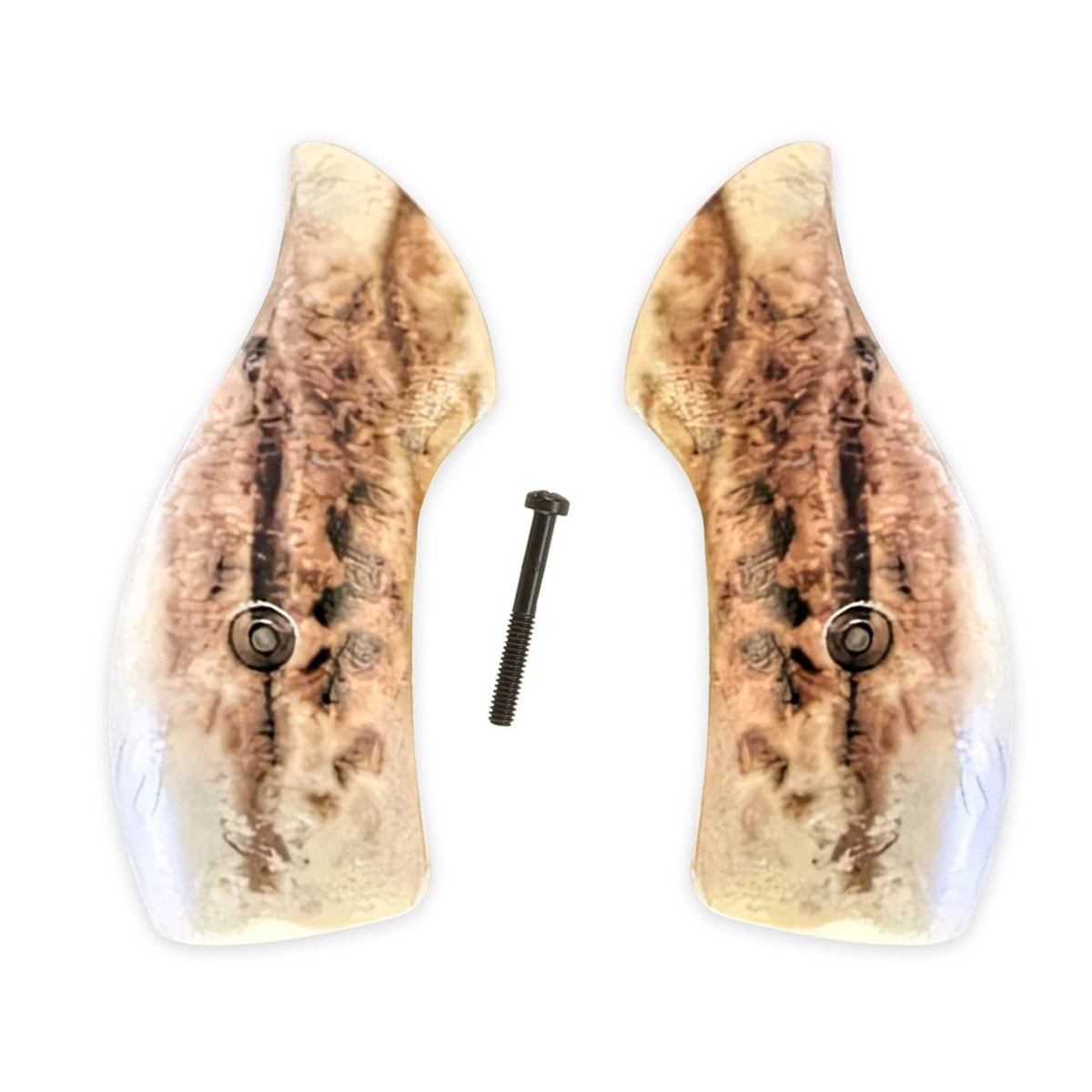 Pistol Grips for Smith & Wesson J Frame Low Profile Elk Bone UV Print