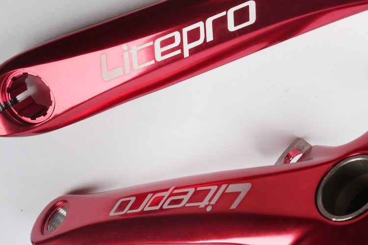 170mm Aluminum Crankset with 130BCD for Folding Road Bikes