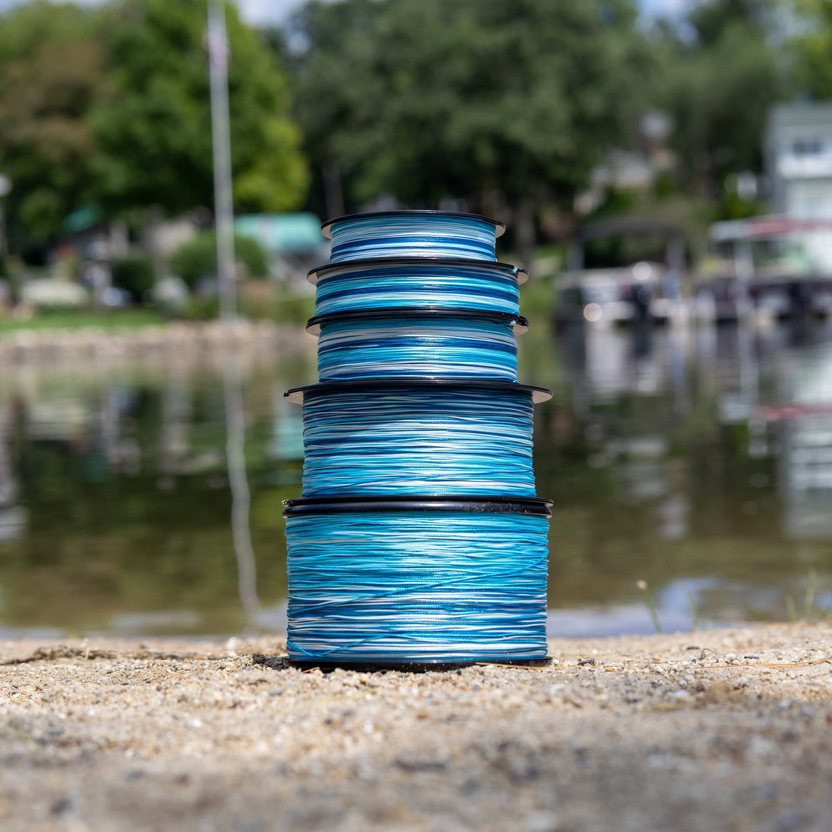 Braided Fishing Line - Saltwater & Freshwater High-Strength, Hi Vis, Multiple Sizes