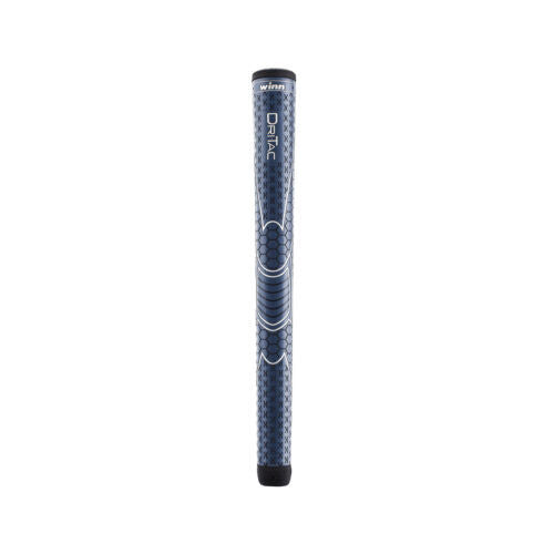 Oversize Navy Blue Golf Grip - Winn Dri-Tac, Shock Absorbing, Soft Texture