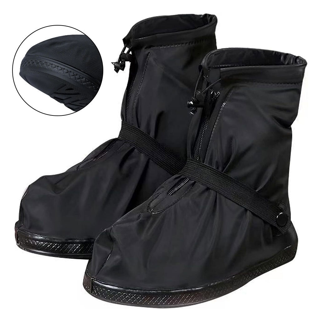 Waterproof Shoe Covers Rain Boots Overshoes Reusable Rubber Anti-slip Protector