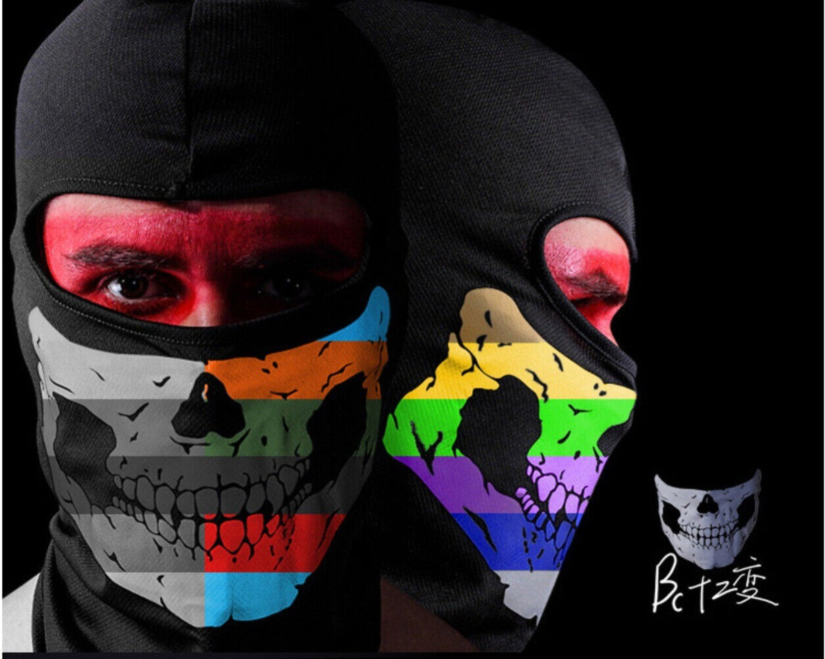 Full Face Balaclava Mask for Skiing Cycling Motorcycle Halloween Safety