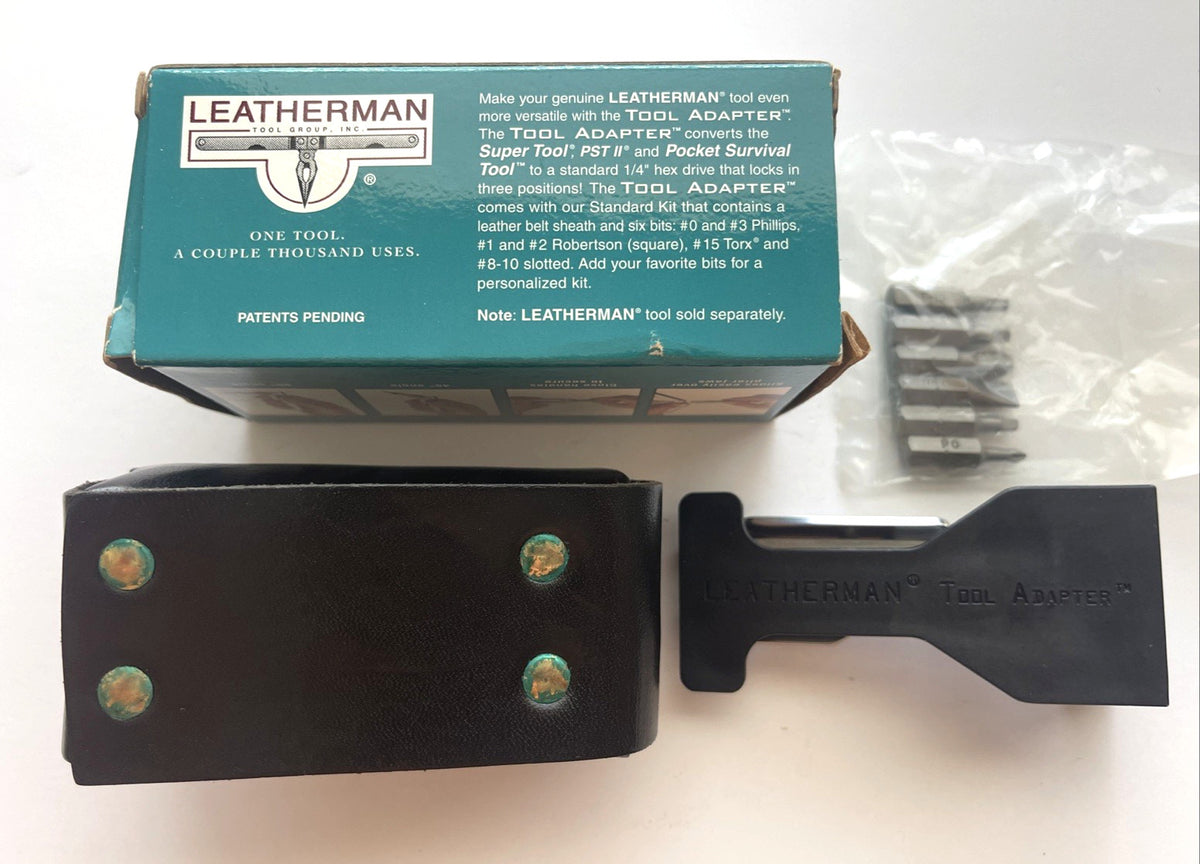 Leatherman Tool Adapter with 6 Bits - USA Retired Model