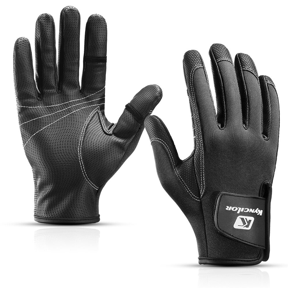 Waterproof Neoprene Fishing Gloves Full Finger Gloves for Outdoor Sports
