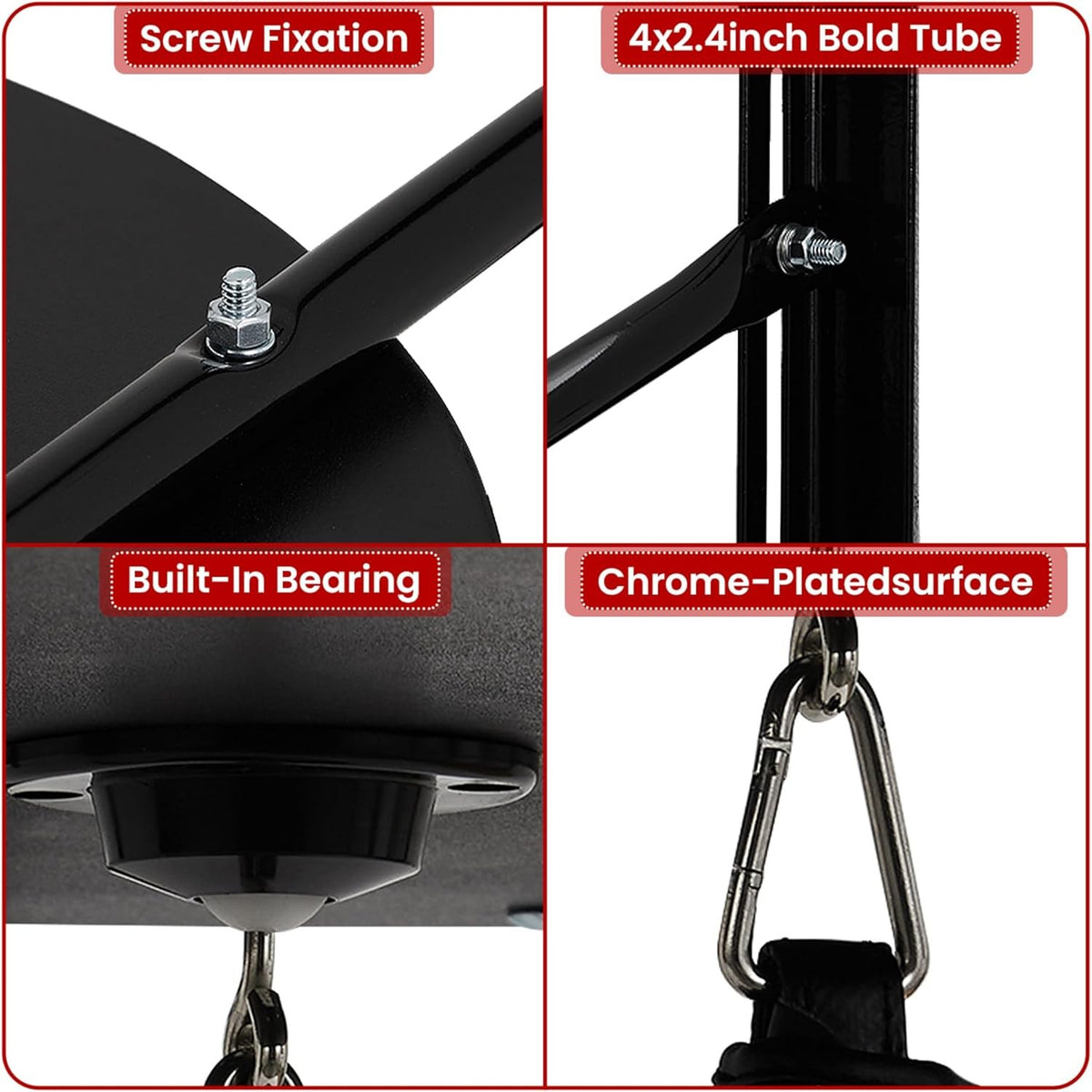24-Inch Heavy Duty Wall Mount Speed Bag Platform with Swivel for Home Gym