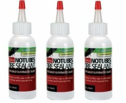 3 Bottles Stan's No Tubes Tire Sealant 2 oz Bottle Tubeless