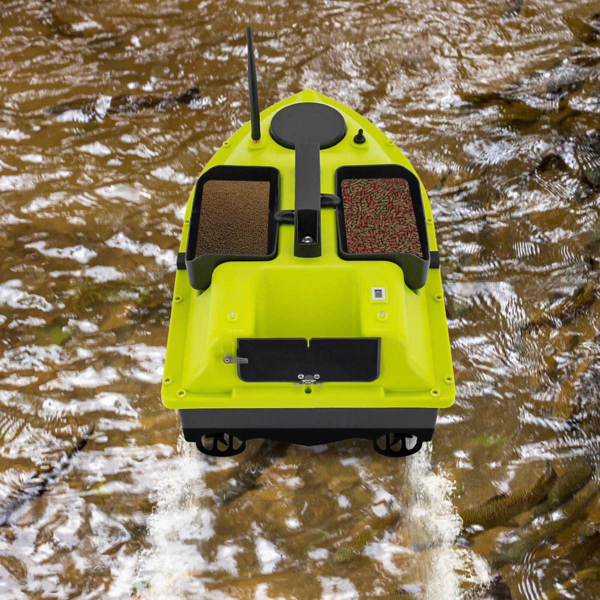 RC Fishing Bait Boat with Remote Control - Battery Powered Aquatic Lure Collector