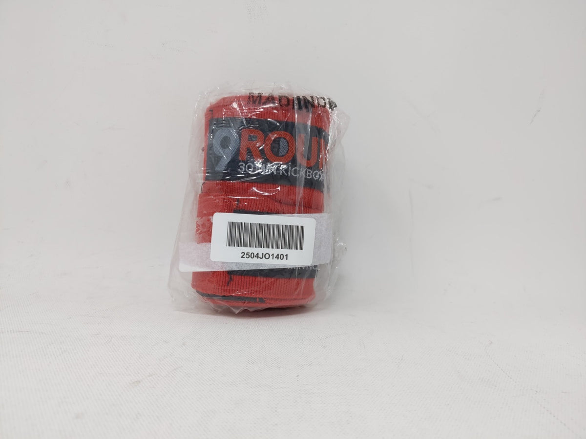Kickbox Fitness Wraps Pair - 30 Min Boxing & Martial Arts Hand Wraps in Red