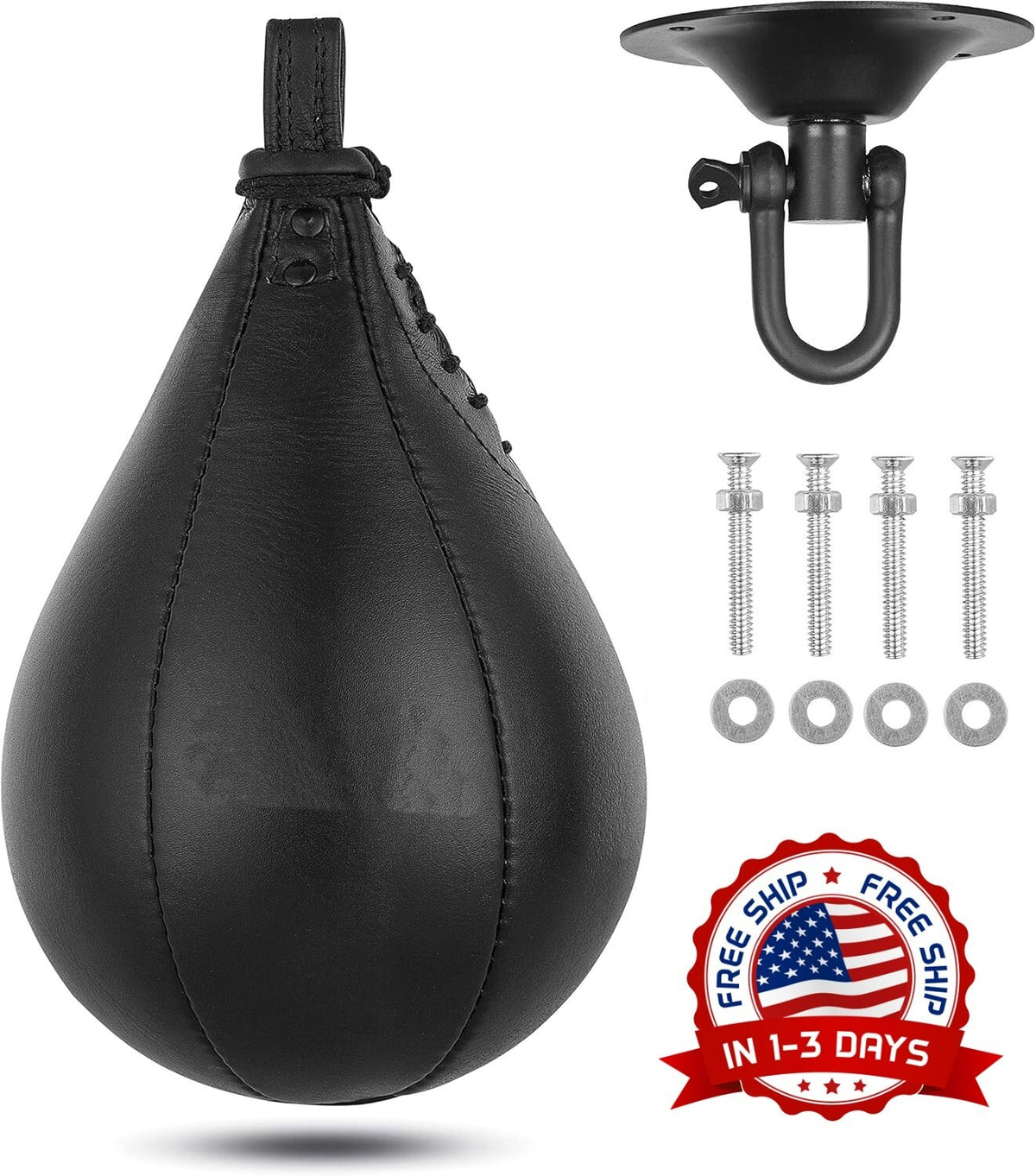 Speed Boxing Heavy Bag Muay Thai Kickboxing Leather Training Equipment