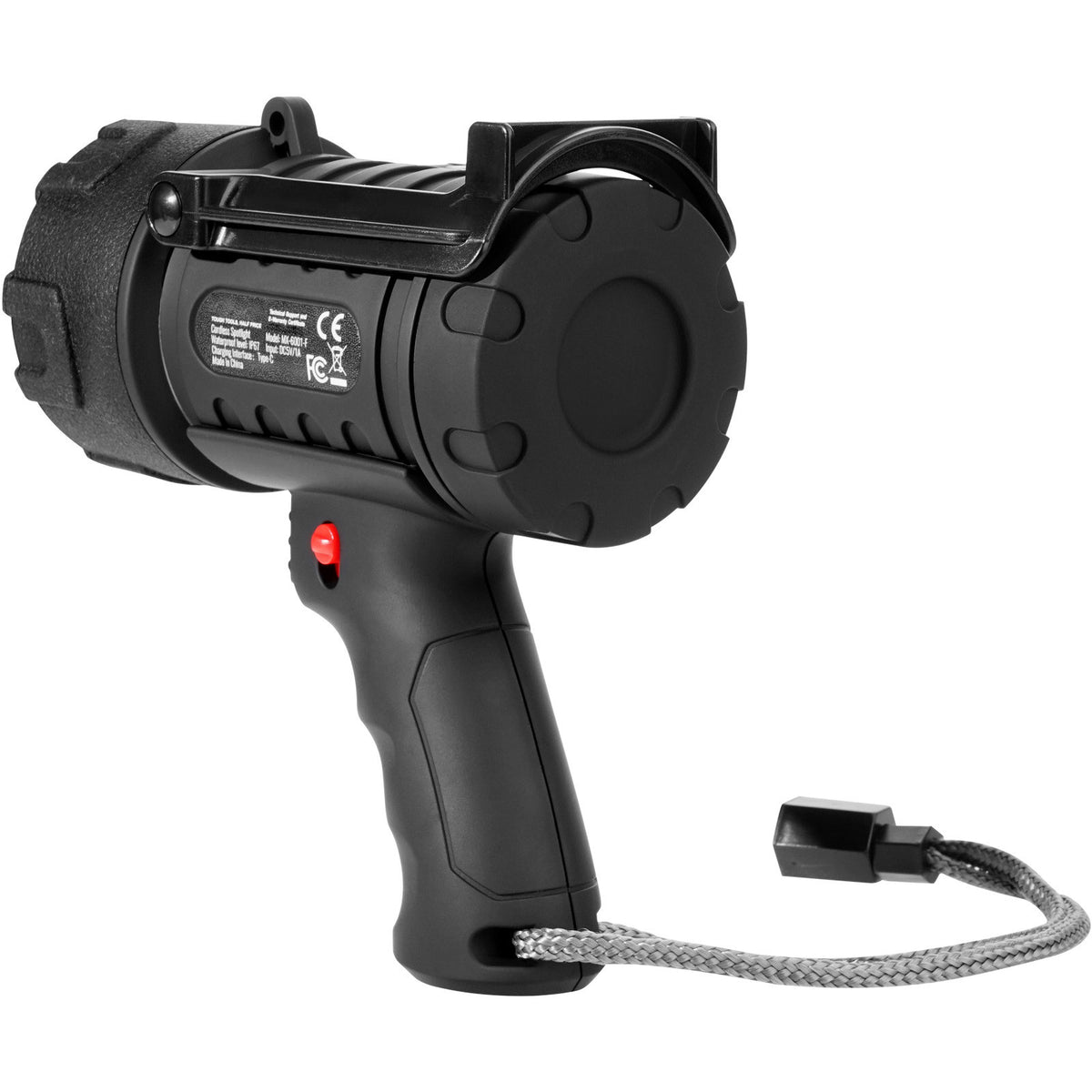 High Powered Rechargeable LED Spotlight 200,000 Lumens with 4 Modes & Waterproof IP67
